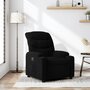 Voir la diapositive 1 : VIDAXL Fauteuil inclinable Noir Tissu