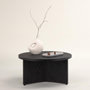 Voir la diapositive 6 : Paris Prix Table Basse Ronde  Salto  85cm Noir