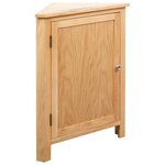VIDAXL Armoire d angle 59 x 45 x 80 cm Bois de chêne massif