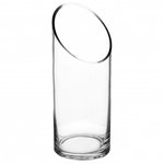 ATMOSPHERA Vase en Verre  Cylindrique  25cm Transparent