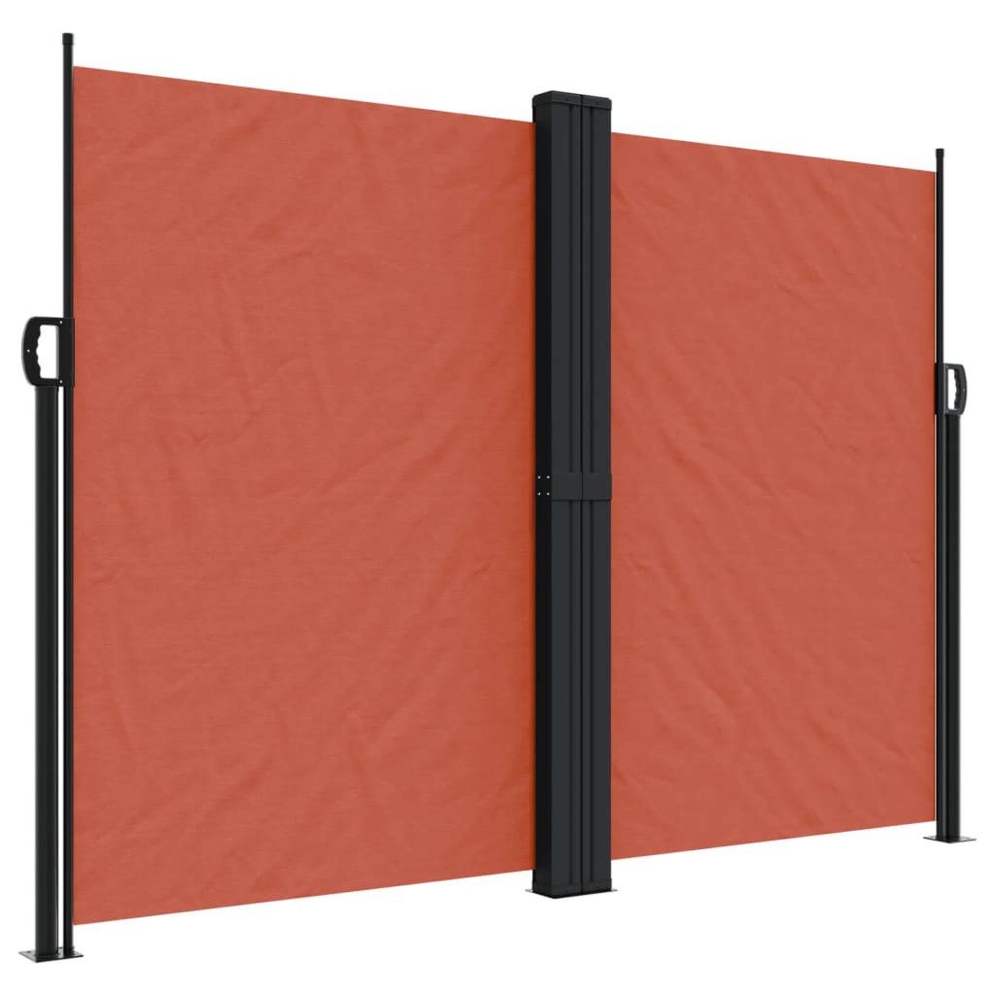 Voir la diapositive 2 : VIDAXL Auvent lateral retractable terre cuite 180x1200 cm
