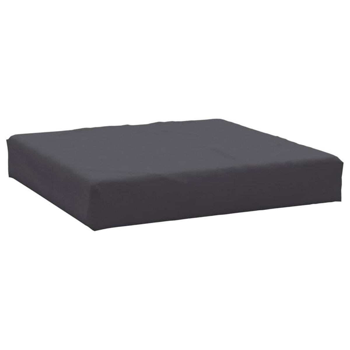 VIDAXL Coussins de palette lot de 2 anthracite tissu oxford