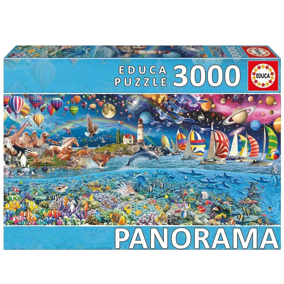 EDUCA Puzzle Educa Panorama de la Vie 3000 pièces
