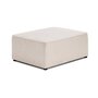 Voir la diapositive 2 : BEST MOBILIER Topaze - pouf - en tissu bouclette