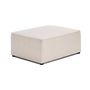 Voir la diapositive 2 : BEST MOBILIER Topaze - pouf - en tissu bouclette