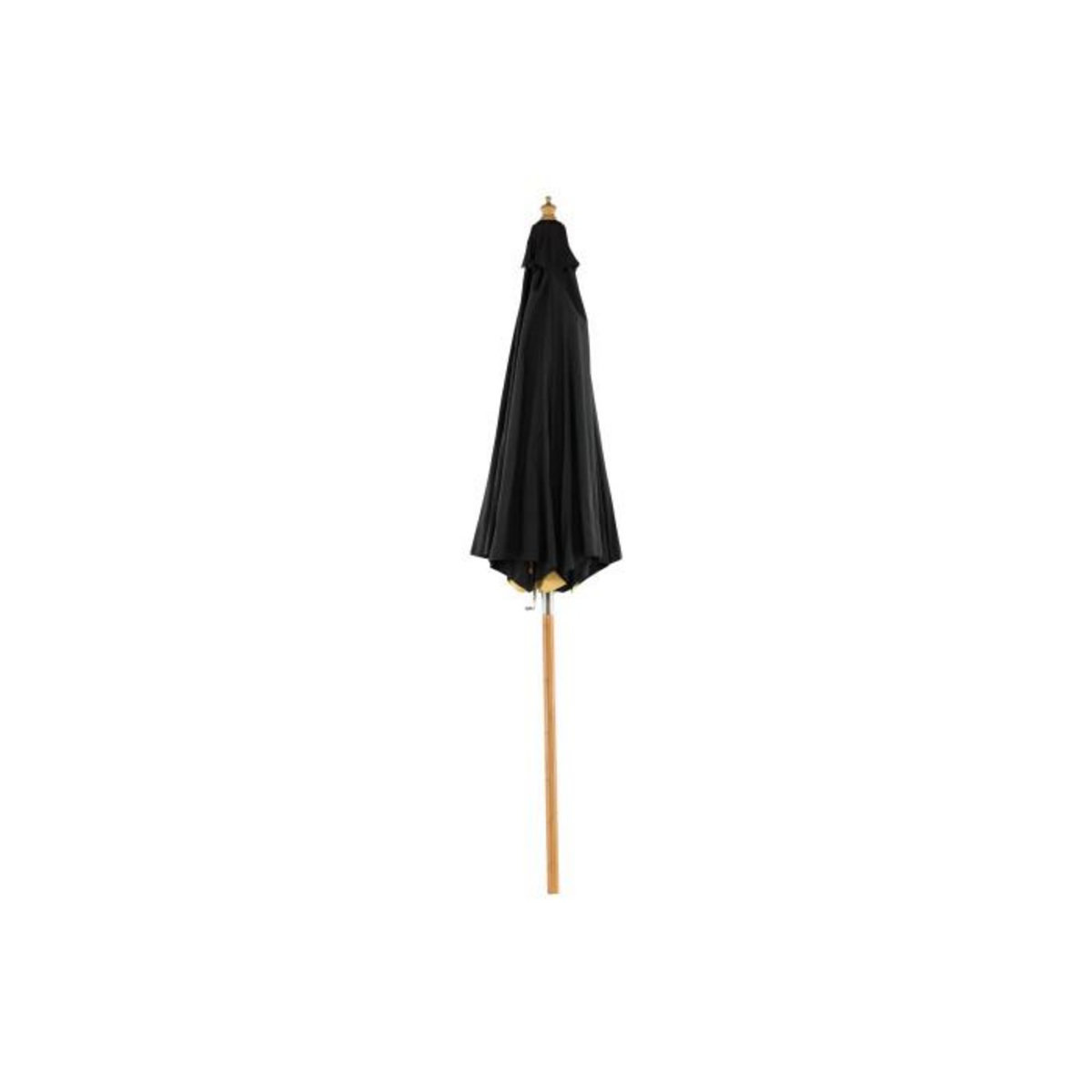 Paris Prix Parasol en Bois  Cerox  270cm Noir