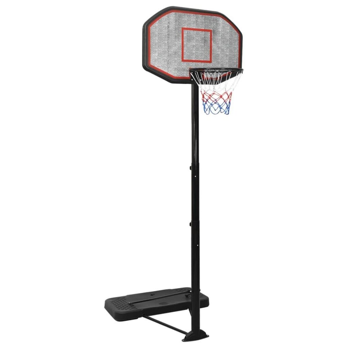 VIDAXL Support de basket-ball Noir 258-363 cm Polyethylene pas cher 