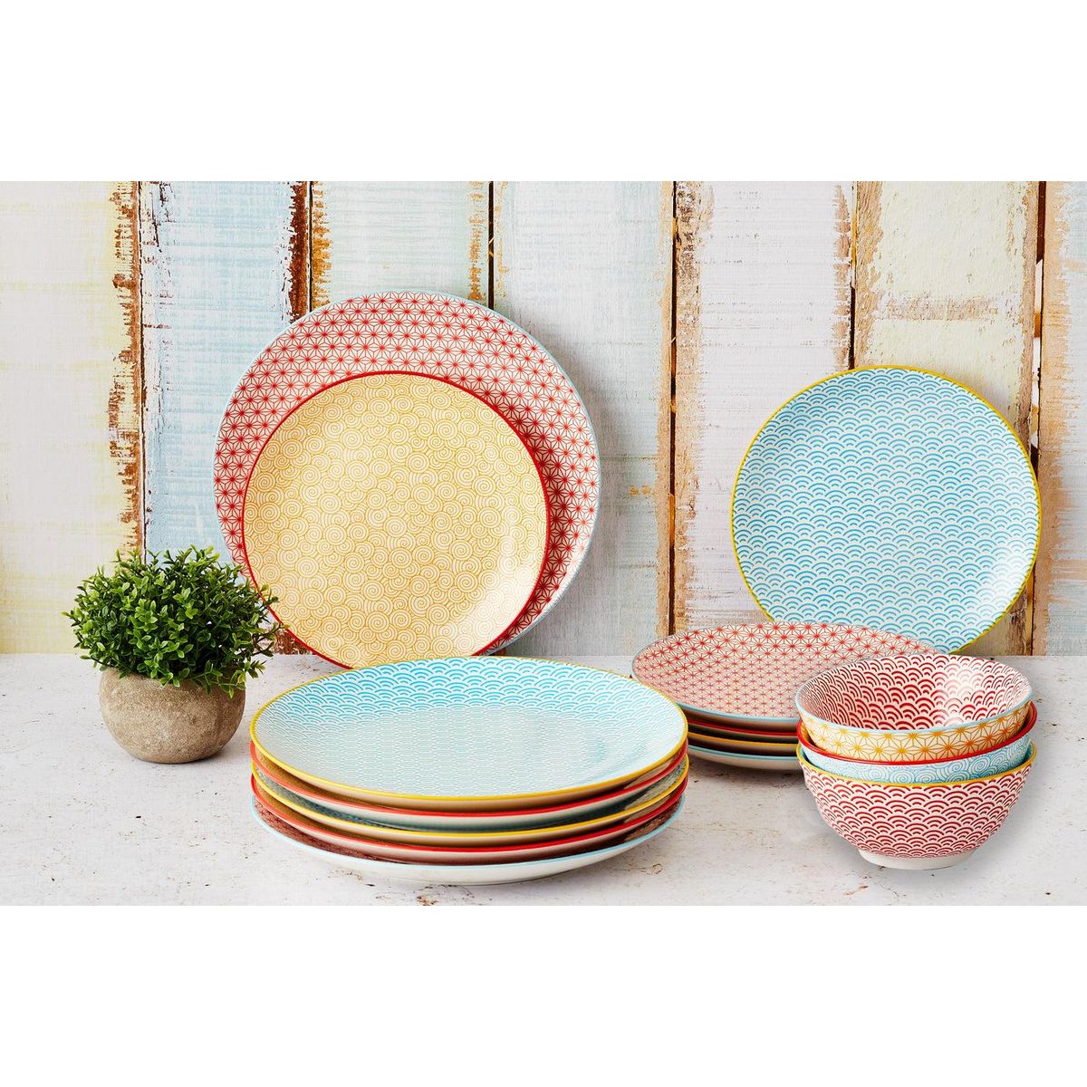 BJORN Service Les essentiels - 18 pièces - Color