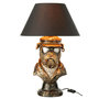 Voir la diapositive 2 : Paris Prix Lampe à Poser Bulldog  Trendy  57cm Marron