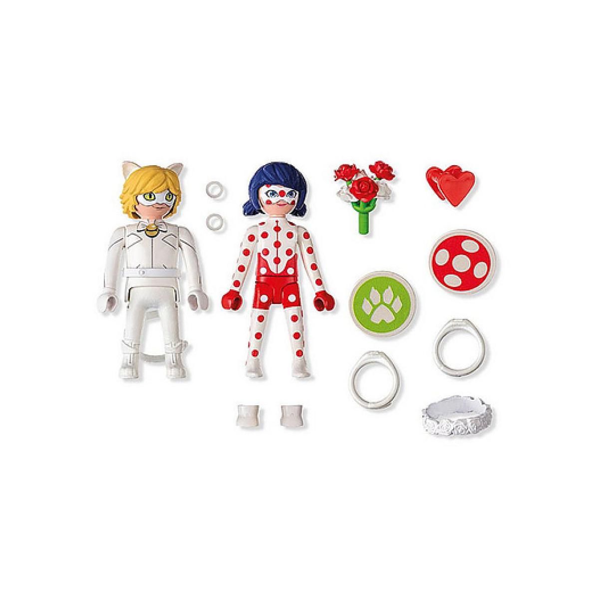 PLAYMOBIL 71865 - Miraculous Le mariage de Ladybug et Chat Noir