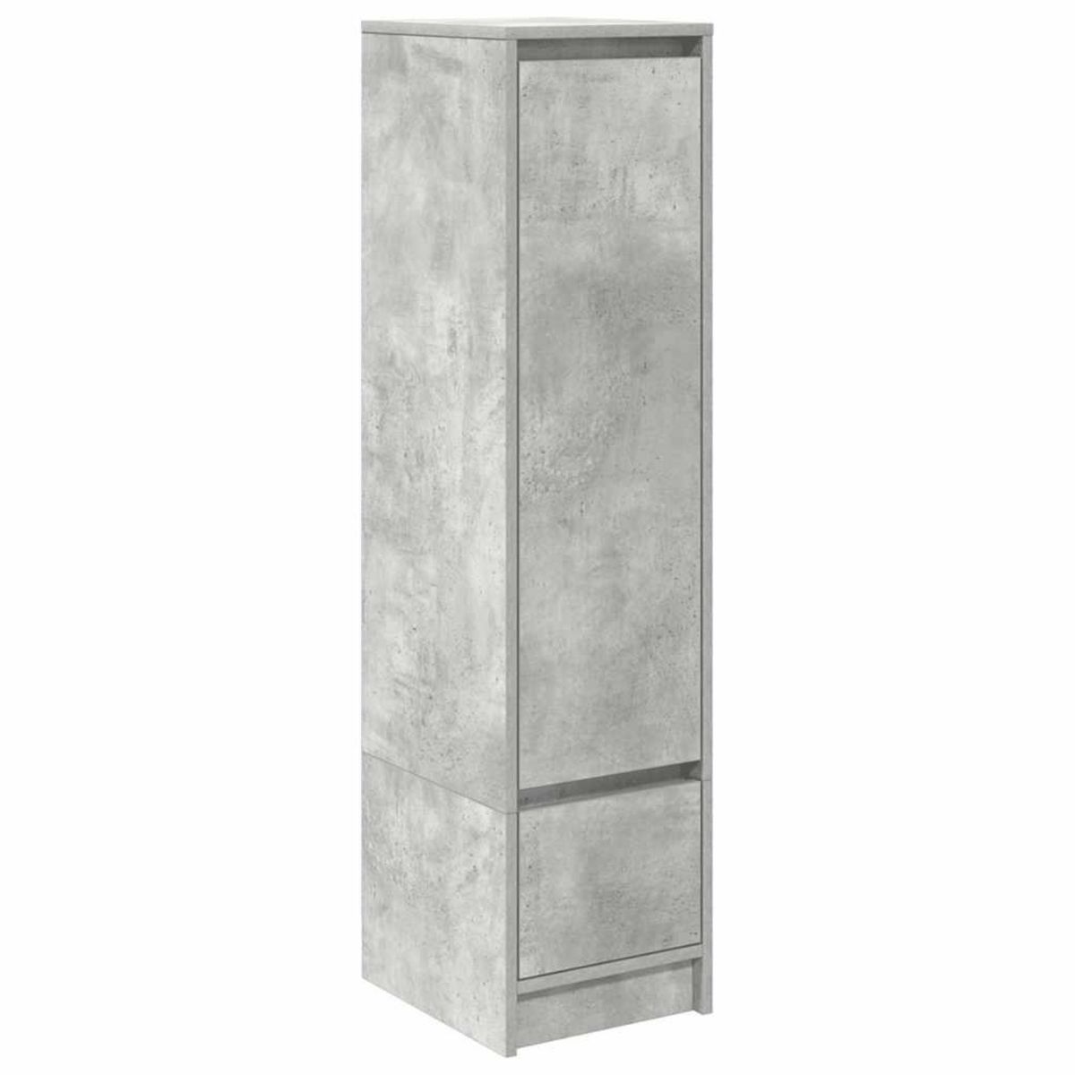VIDAXL Buffet haut gris beton 29,5x34x119,5 cm bois d'ingenierie