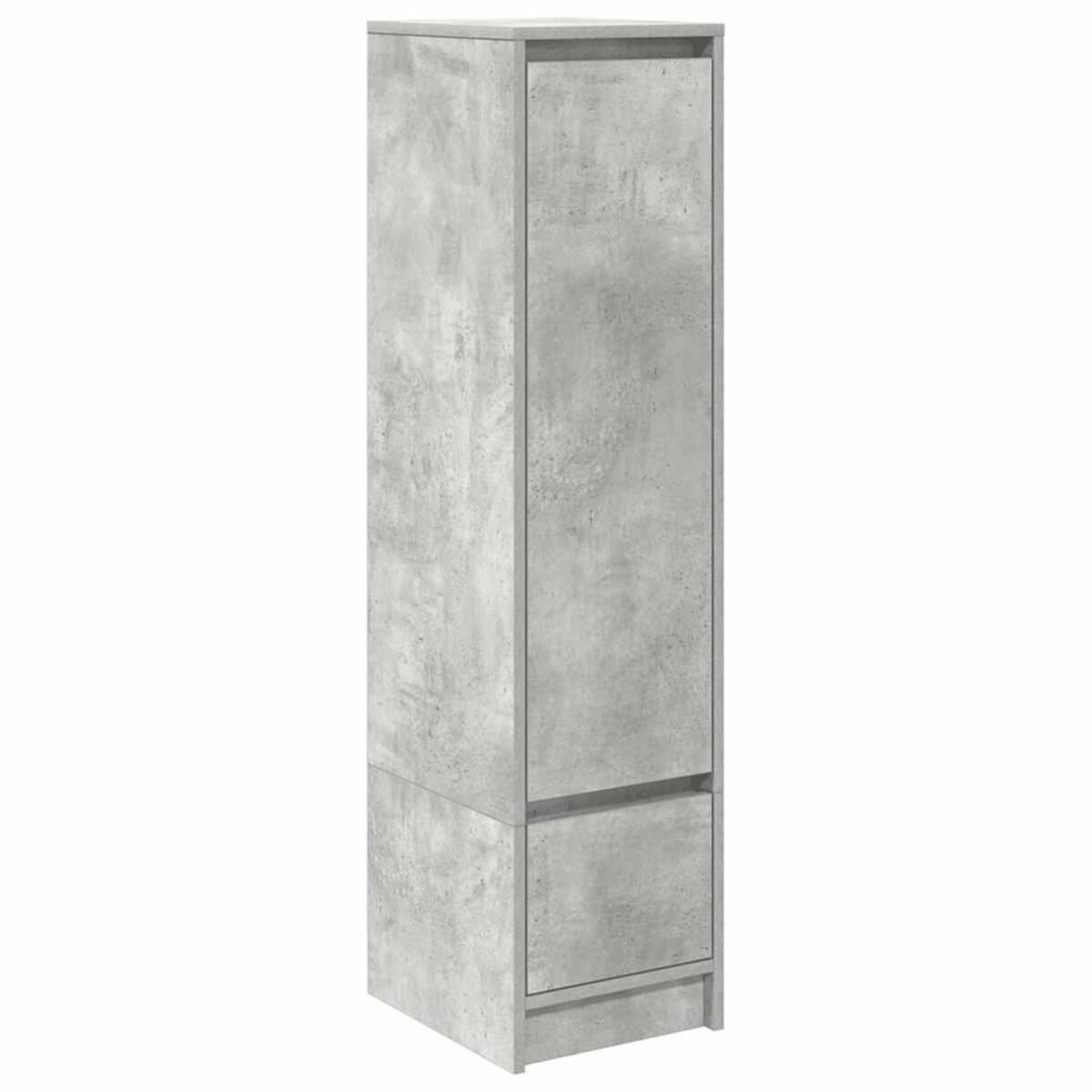 VIDAXL Buffet haut gris beton 29,5x34x119,5 cm bois d'ingenierie