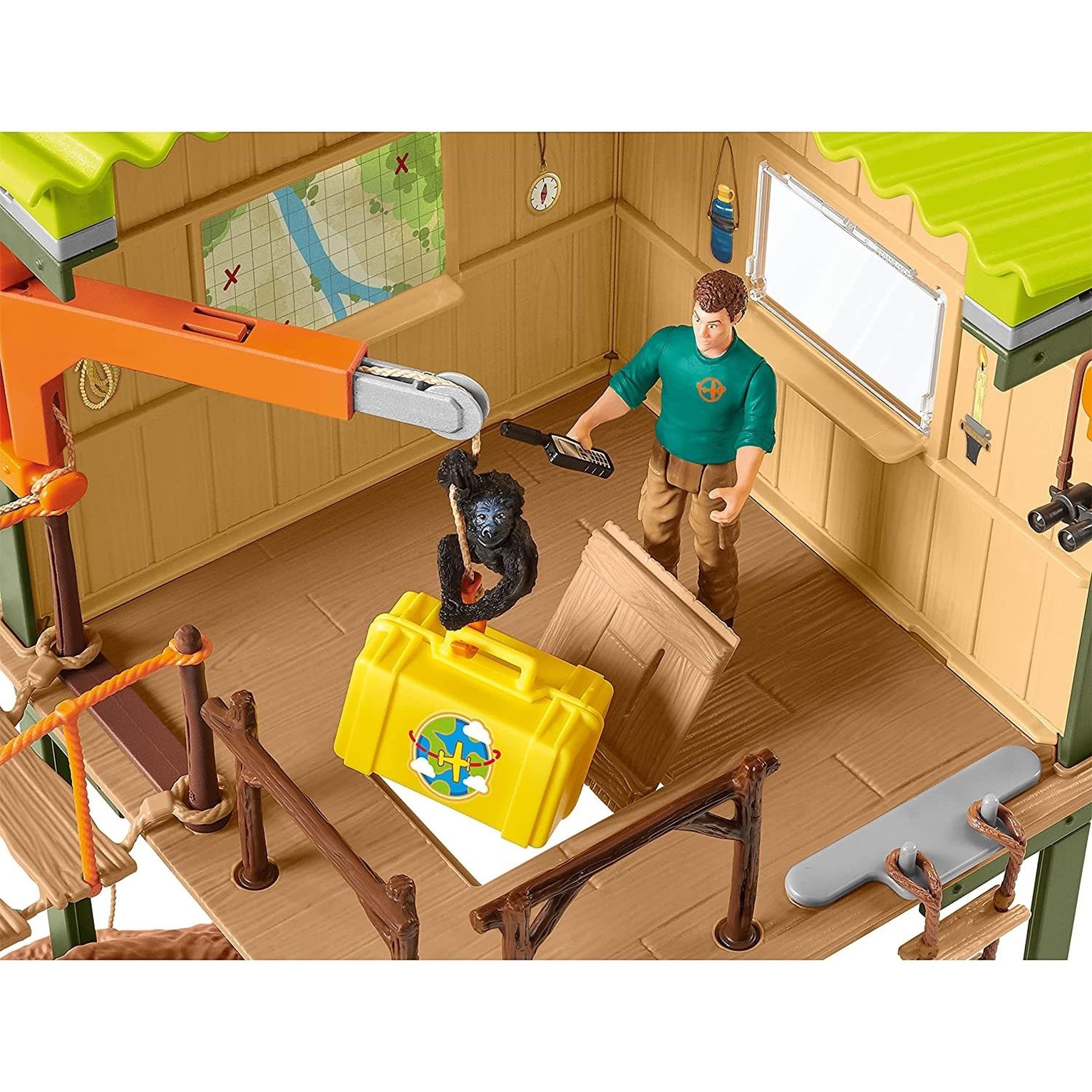 Voir la diapositive 4 : Schleich Wild Life Station d'aventures sauvages