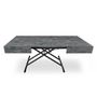 Voir la diapositive 2 : Paris Prix Table Basse Relevable  Lift  120-190cm Béton
