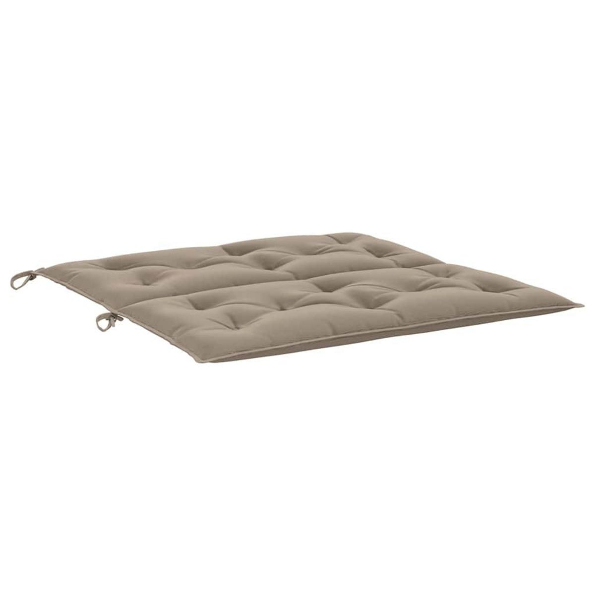 VIDAXL Coussin de banc de jardin taupe 100x(50+50)x7 cm tissu oxford