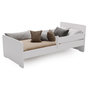 Voir la diapositive 1 : KOBI Lit enfant Max 140x70 cm blanc