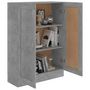 Voir la diapositive 4 : VIDAXL Bibliotheque Gris beton 82,5x30,5x115 cm Bois d'ingenierie