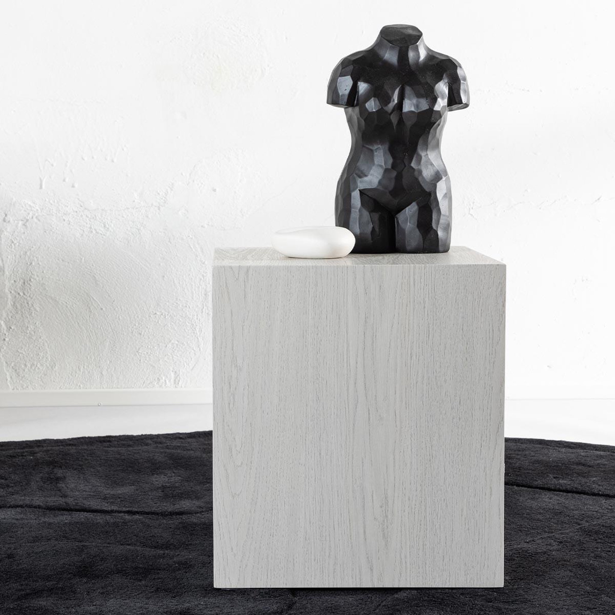 Voir la diapositive 4 : Paris Prix Table d'appoint  york  45cm blanc