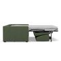 Voir la diapositive 6 : BEST MOBILIER Julia - canapé 3 places convertible express couchage quotidien 140 cm matelas 18 cm en tissu