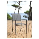 Fauteuil de jardin empilable MANGUE