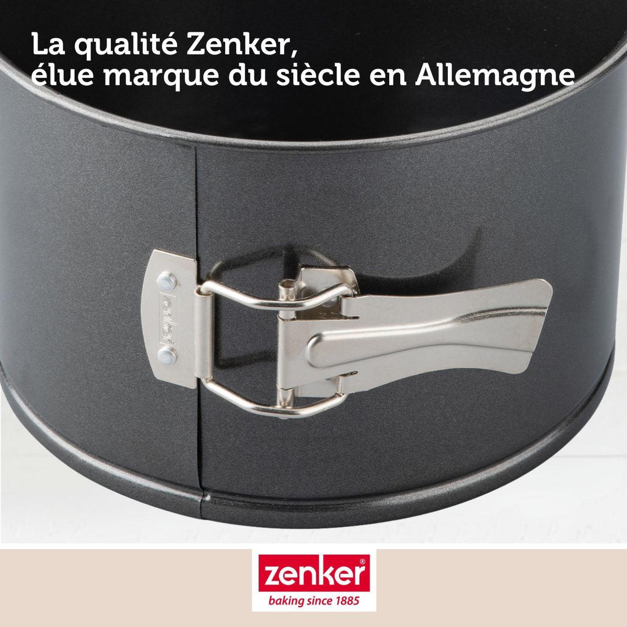 Voir la diapositive 6 : ZENKER Moule à panettone à charnière 18 cm zenker black metallic