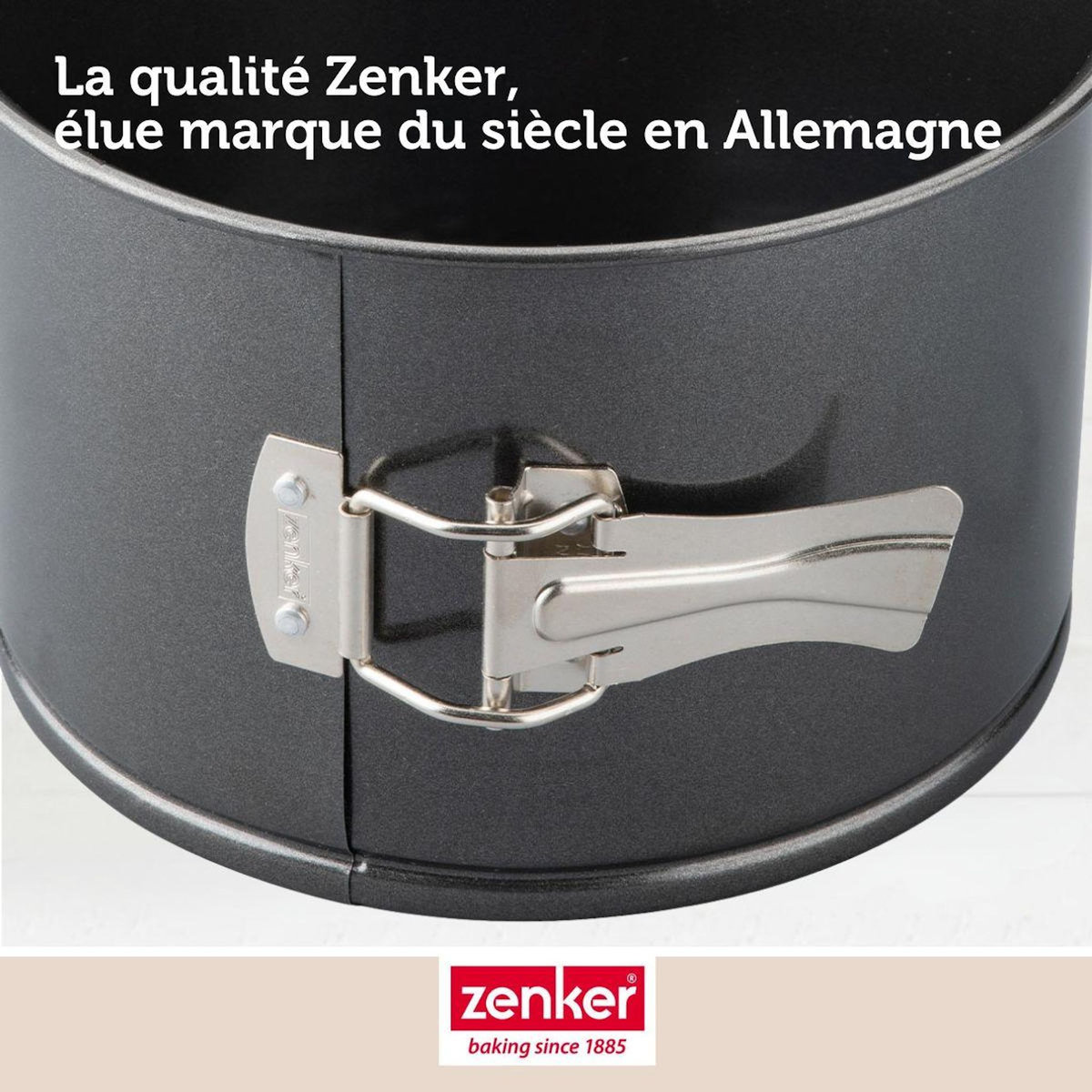 ZENKER Moule à panettone à charnière 18 cm Zenker Black Metallic