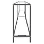 Voir la diapositive 4 : VIDAXL Table console Transparent 220x35x75,5 cm Verre trempe