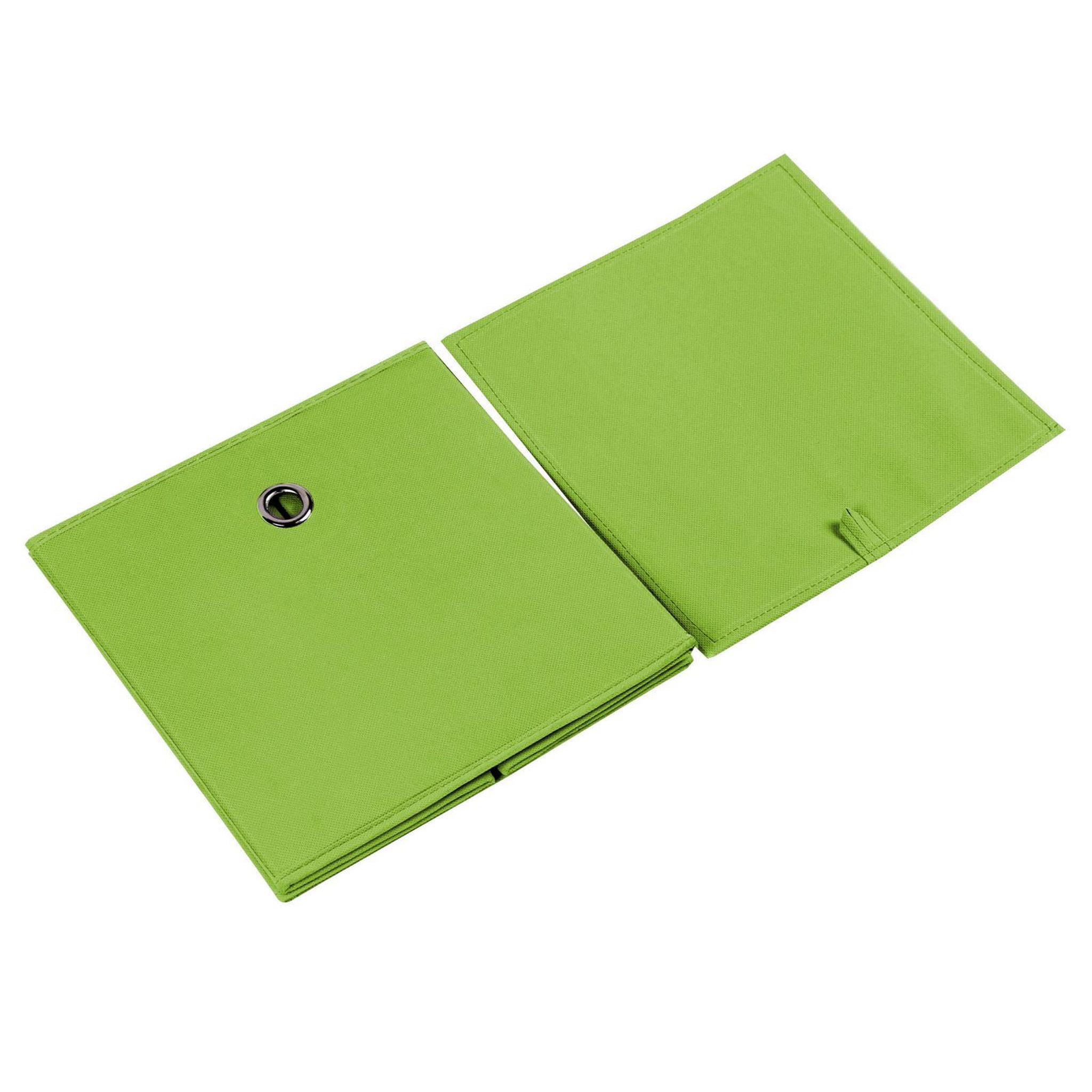 Voir la diapositive 4 : IDIMEX Lot de 2 boîtes de rangement ELA, en tissu