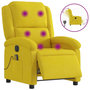 Voir la diapositive 2 : VIDAXL Fauteuil inclinable de massage electrique jaune velours