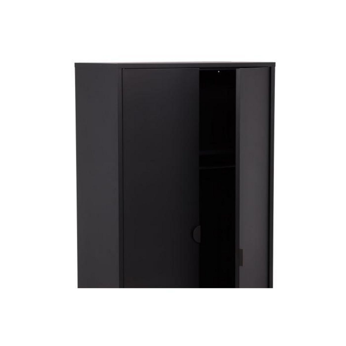 Paris Prix Armoire Design 2 Portes  Piring  85cm Noir