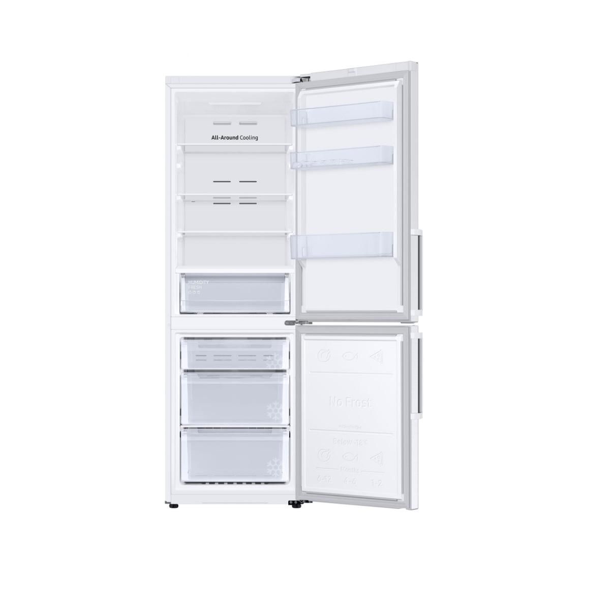 Samsung Réfrigérateur combiné 60cm 344l nofrost blanc - RL34T620FWW