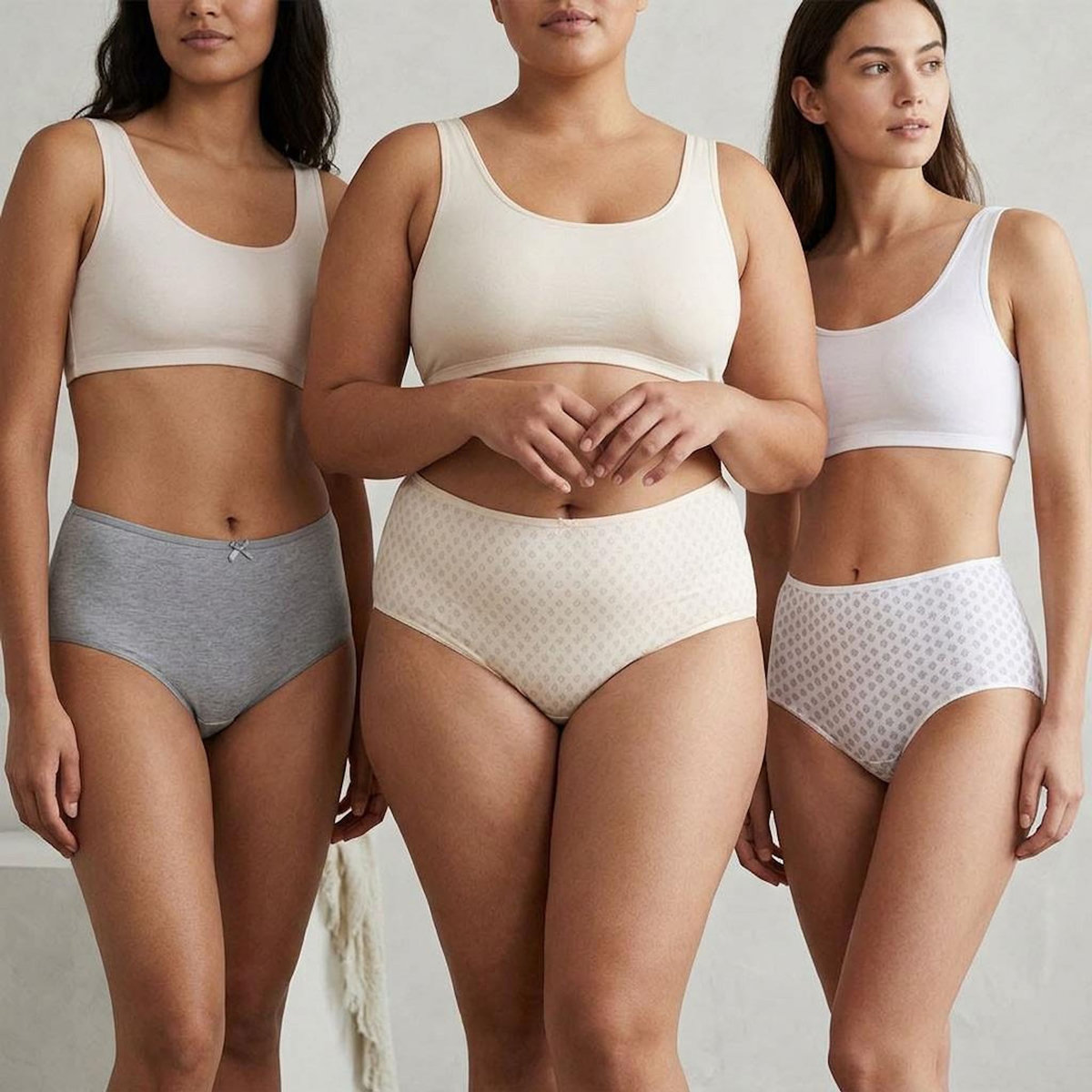 OZABI OZABI Pack de Culottes Femme Taille Haute Coton – Lot de 6