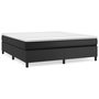 Voir la diapositive 1 : VIDAXL Cadre de lit sans matelas noir 160x200 cm similicuir