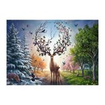 RAVENSBURGER Puzzle 1000pieces, Cerf Fantastique, Adultes&enfants des 14ans, Puzzle de qualité supérieure, 12001088, Edition 50 ans, Ravens