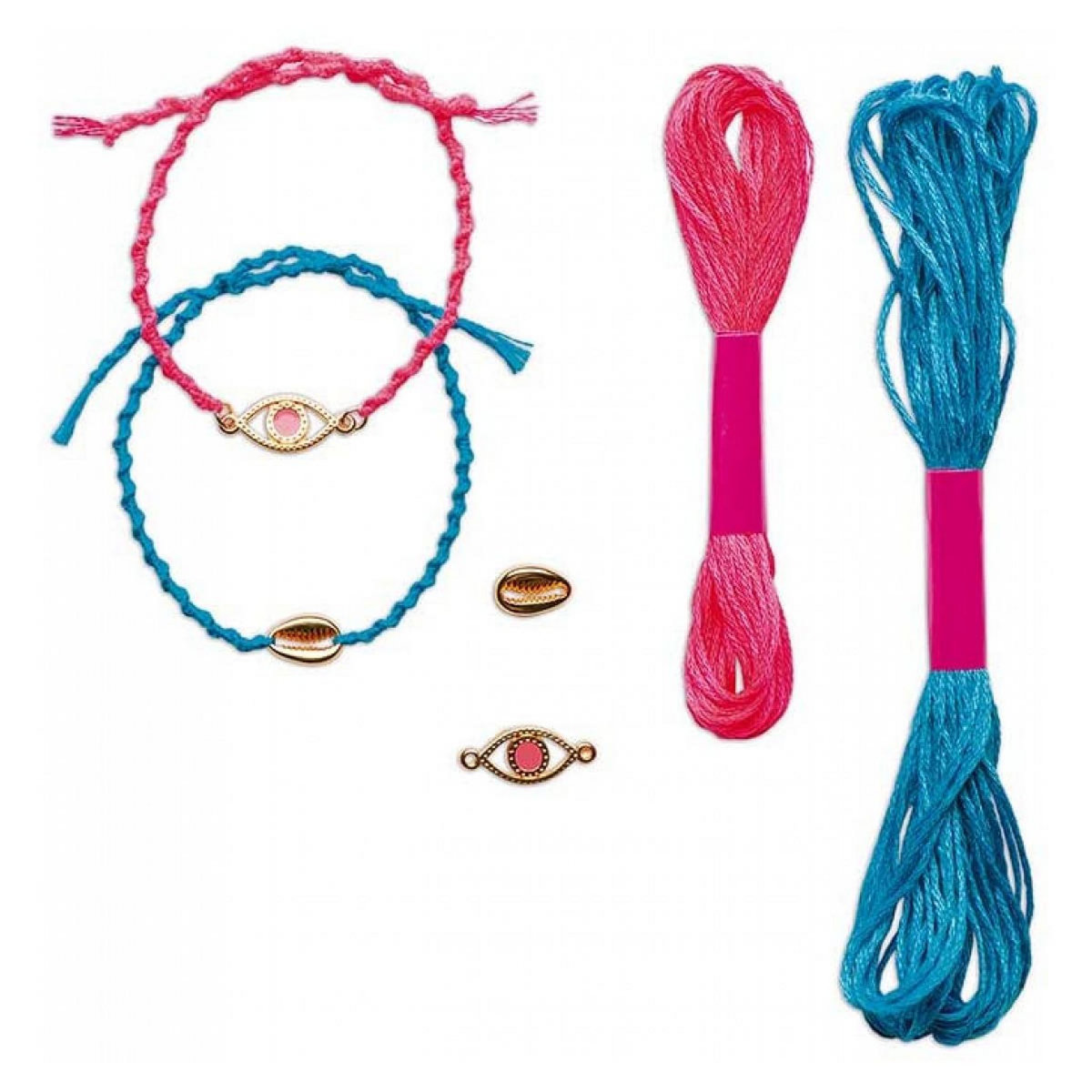 Juratoys-Janod Coffret 13 Bracelets de l amitie a creer