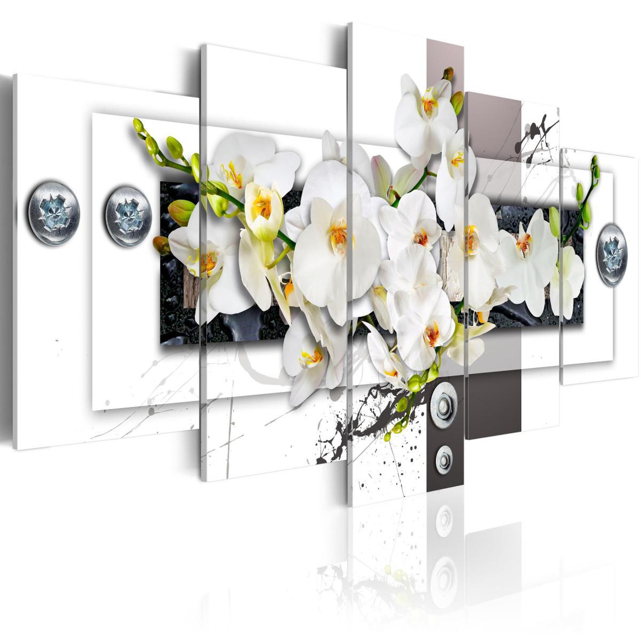 Voir la diapositive 1 : Paris Prix Tableau imprimé  mechanical orchid