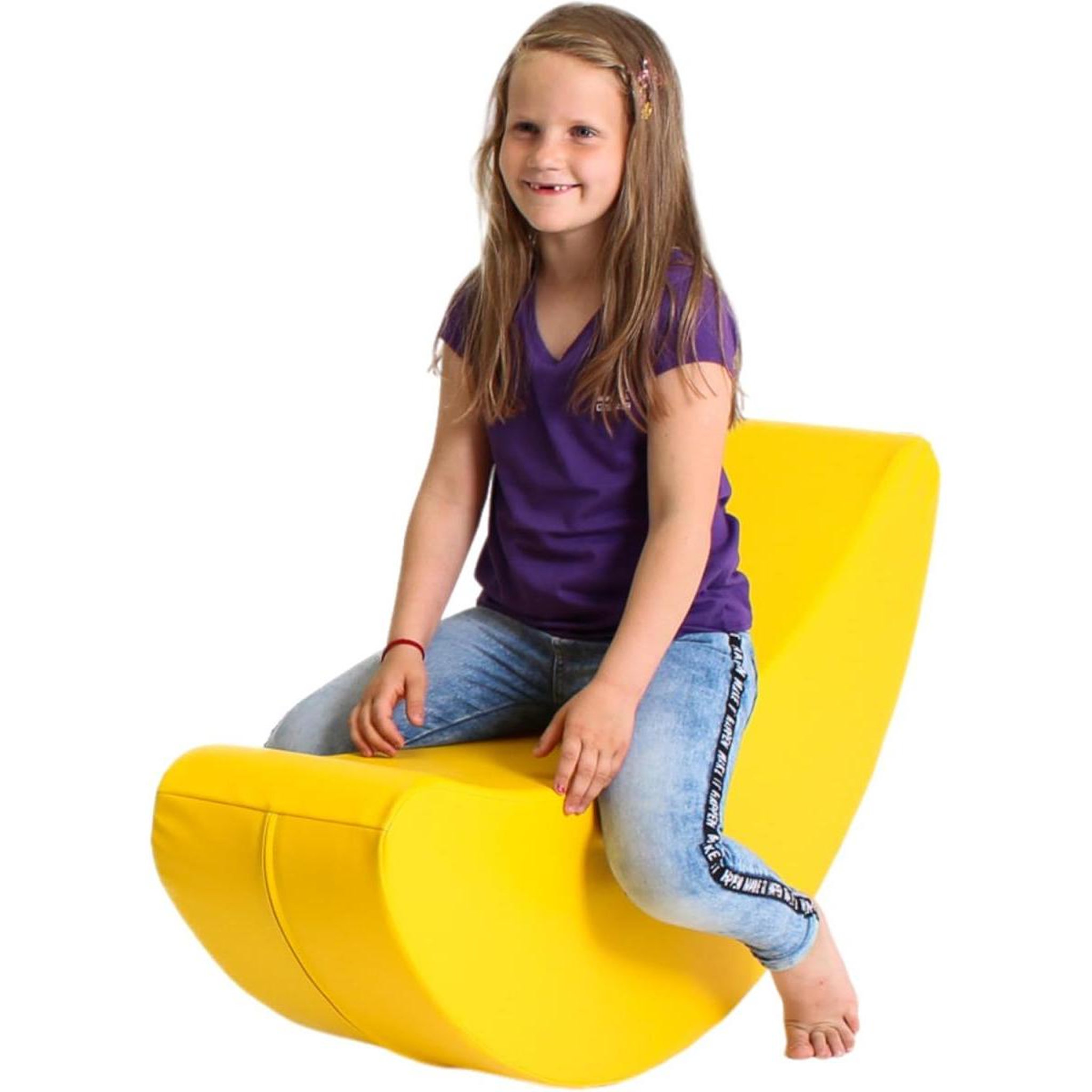Voir la diapositive 2 : IGLU Rocker Banana jaune en mousse