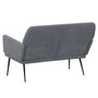 Voir la diapositive 5 : VIDAXL Banc Gris fonce 108x79x79 cm Velours