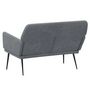 Voir la diapositive 5 : VIDAXL Banc Gris fonce 108x79x79 cm Velours