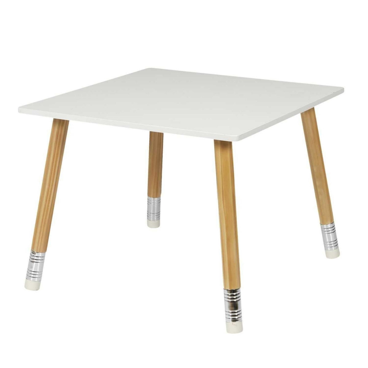 TOILINUX Table pour enfant avec 2 chaises crayons en MDF