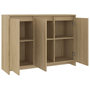 Voir la diapositive 5 : VIDAXL Buffet Chene sonoma 102x33x75 cm Bois d'ingenierie