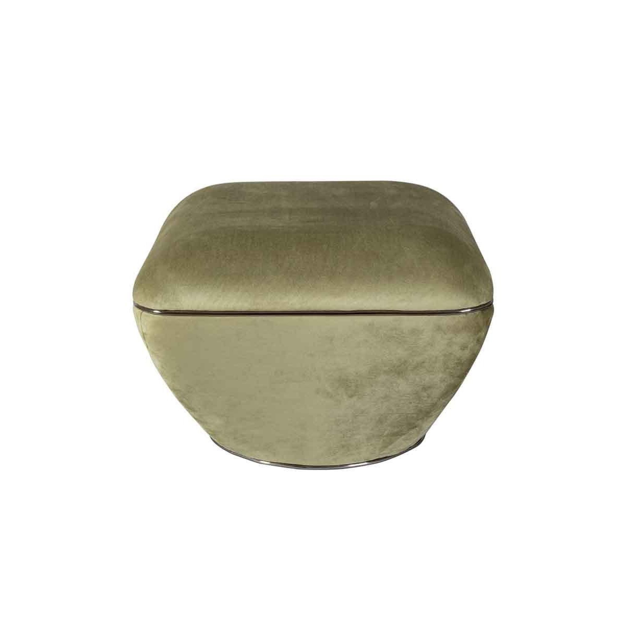 Voir la diapositive 2 : Paris Prix Tabouret design  contessa  60cm vert & gris
