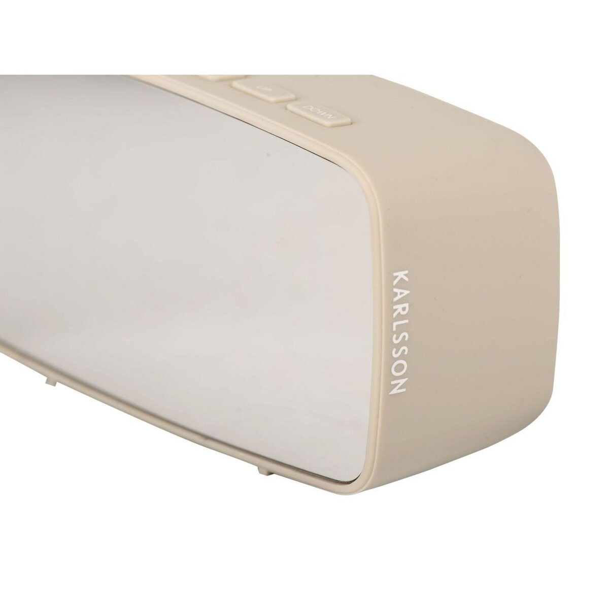 Karlsson Réveil Silver Mirror LED