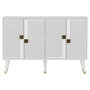Voir la diapositive 1 : Habitat et Jardin Buffet en bois  Ahart  - 120 x 30 x 80 cm - Blanc