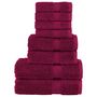 Voir la diapositive 1 : VIDAXL Ensemble de serviettes de qualité supérieure SOLUND 8 pcs