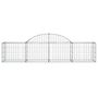 Voir la diapositive 4 : VIDAXL Paniers a gabions arques 18 pcs 200x50x40/60 cm fer galvanise