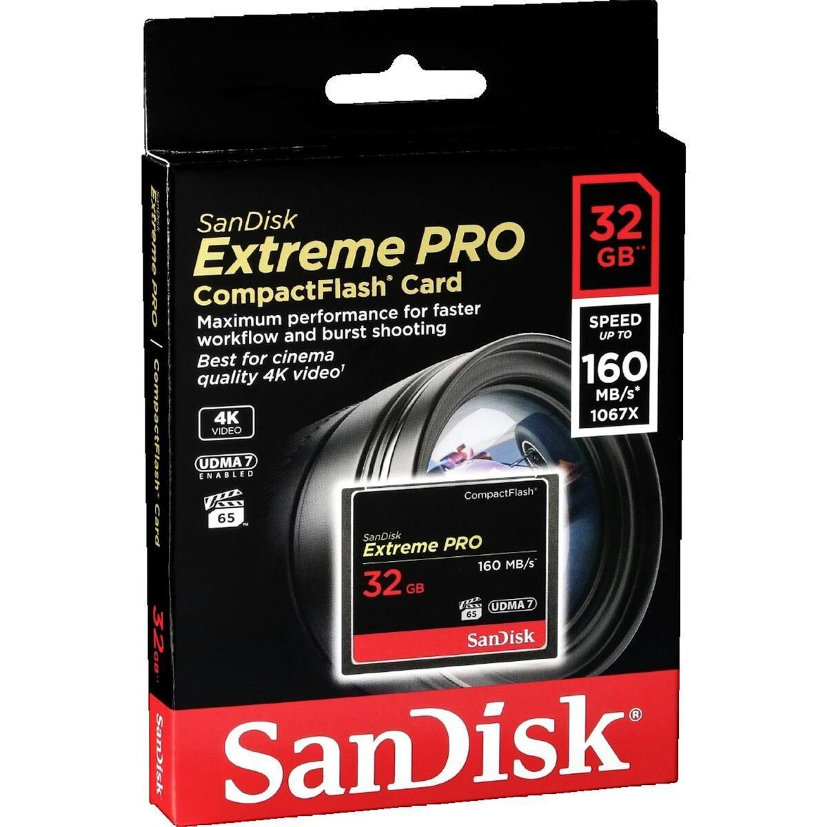 SANDISK Carte mémoire CompactFlash SanDisk Extreme Pro 32 Go 160 Mo/s