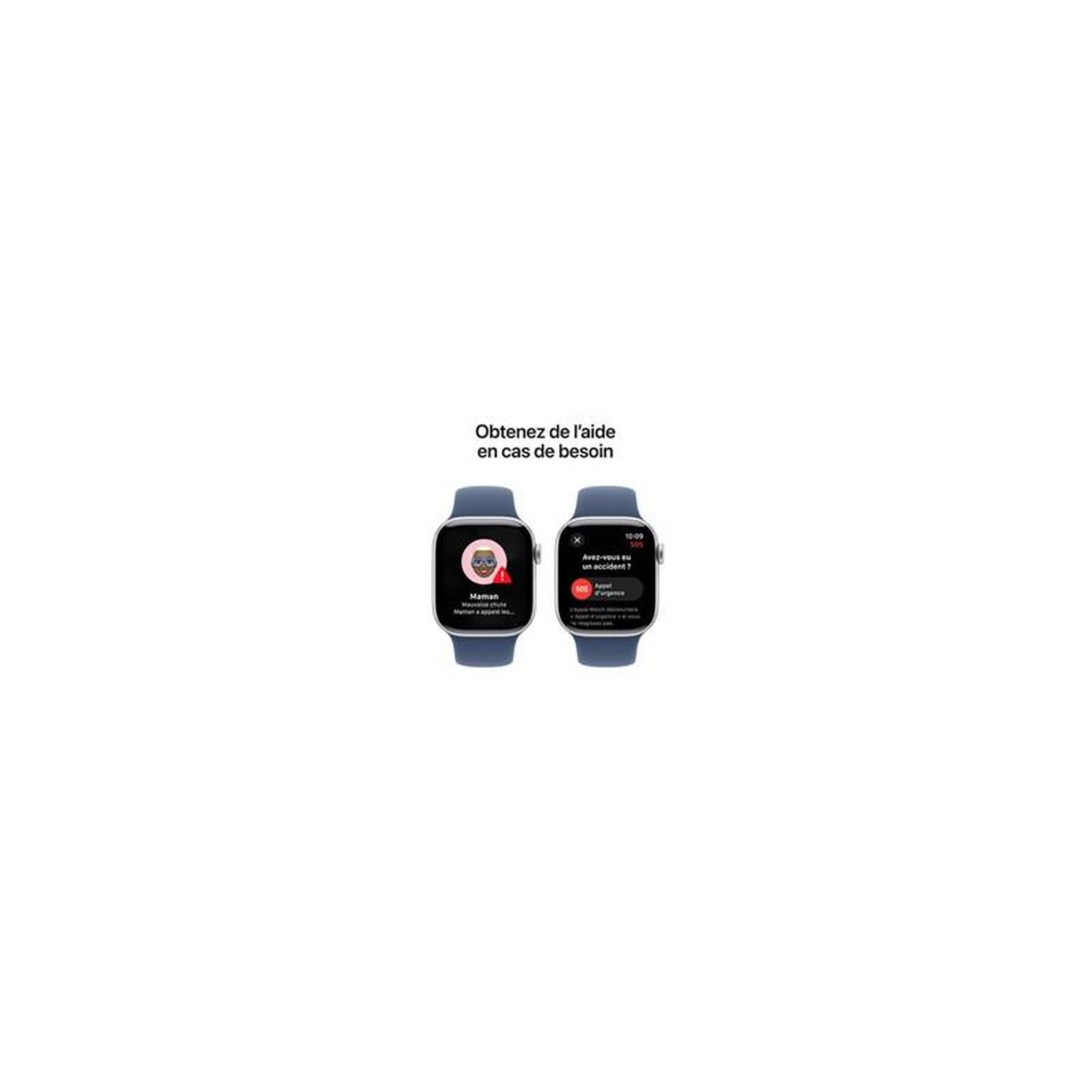 Voir la diapositive 6 : APPLE Montre connectée Serie 10 42mm Alu/Argent M/L