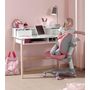 Voir la diapositive 1 : Bureau enfant style scandinave 2 tiroirs 3 niches de rangement KID