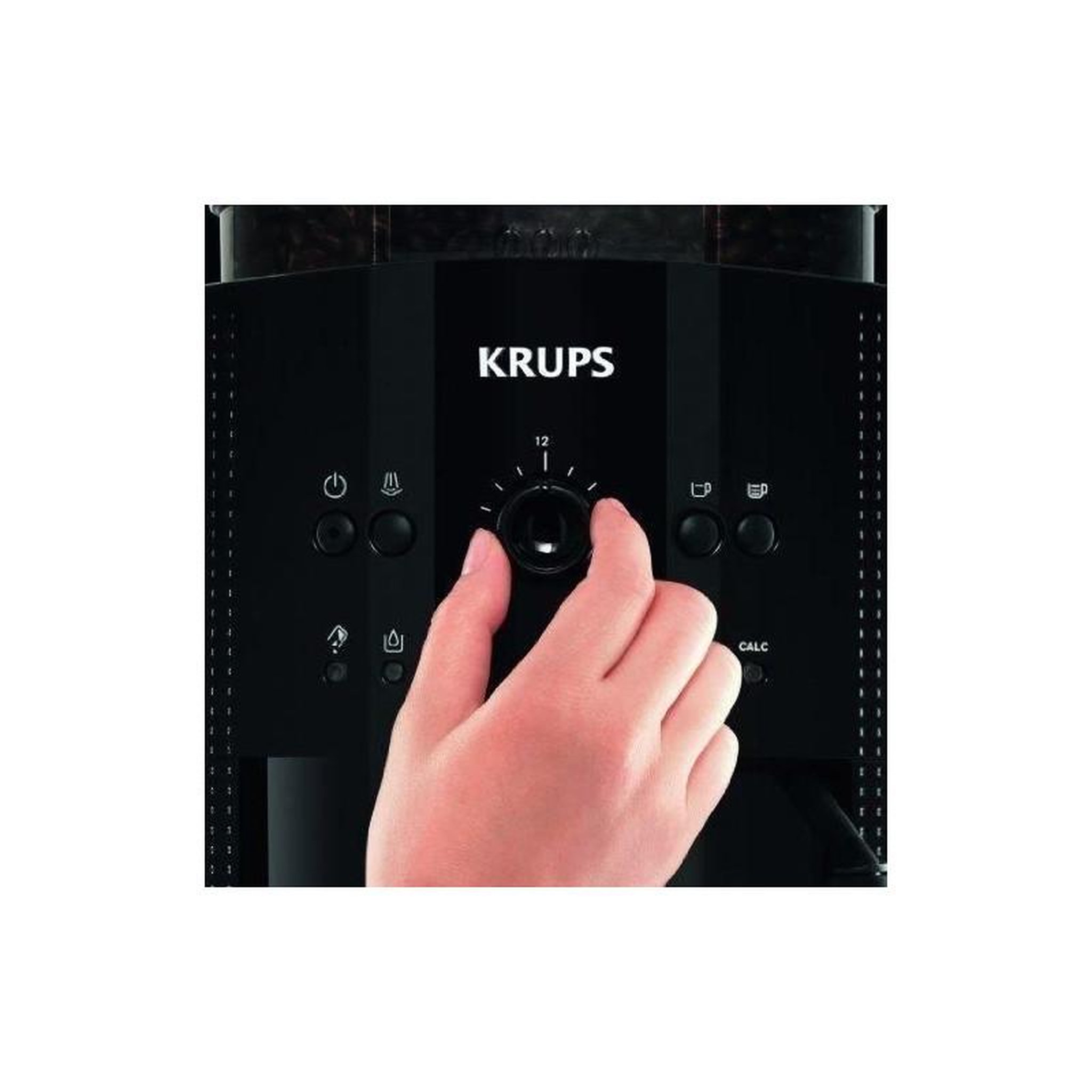 Voir la diapositive 3 : KRUPS Machine a café Espresso Broyeur - KRUPS - EA8108 - Noir